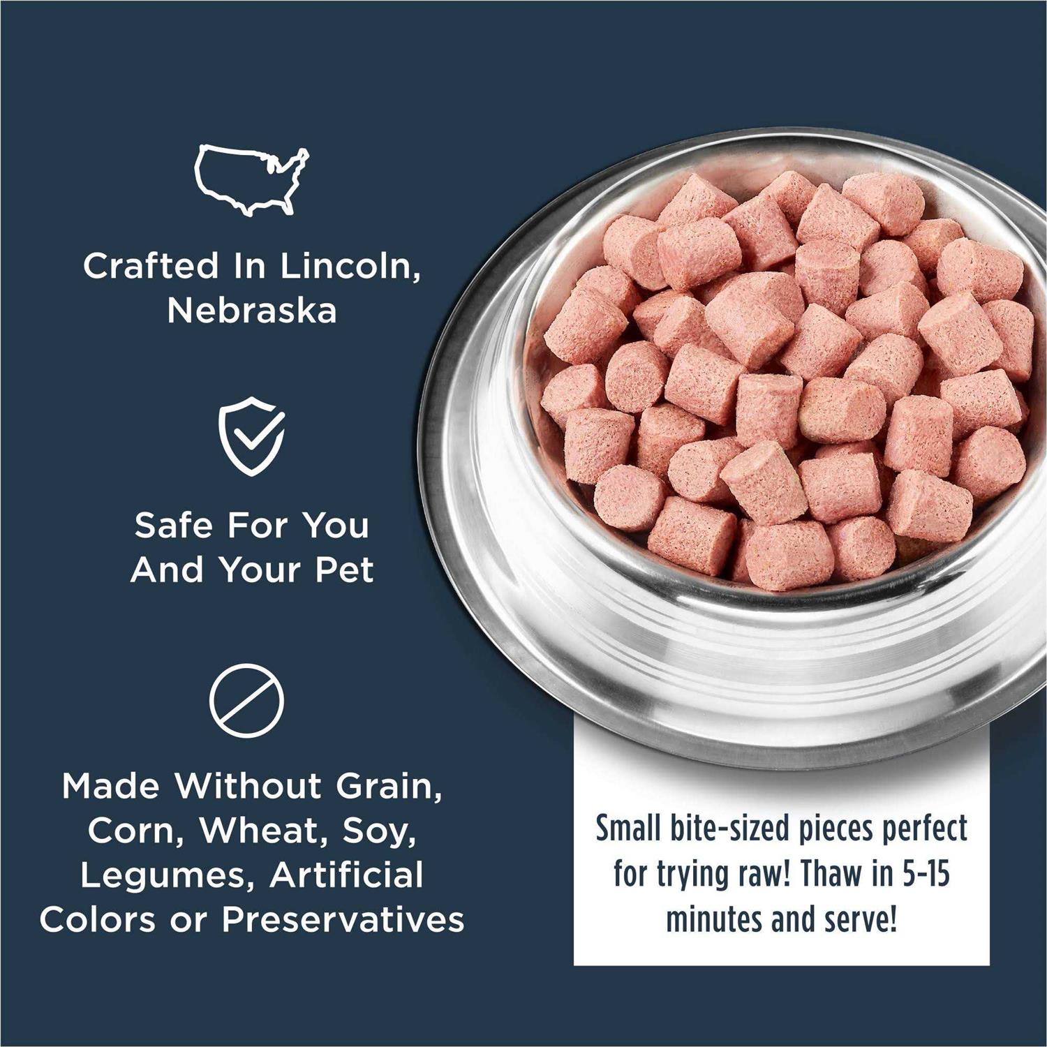 Instinct Raw Frozen Bites Cage Free Chicken Recipe Cat Food - Healthber