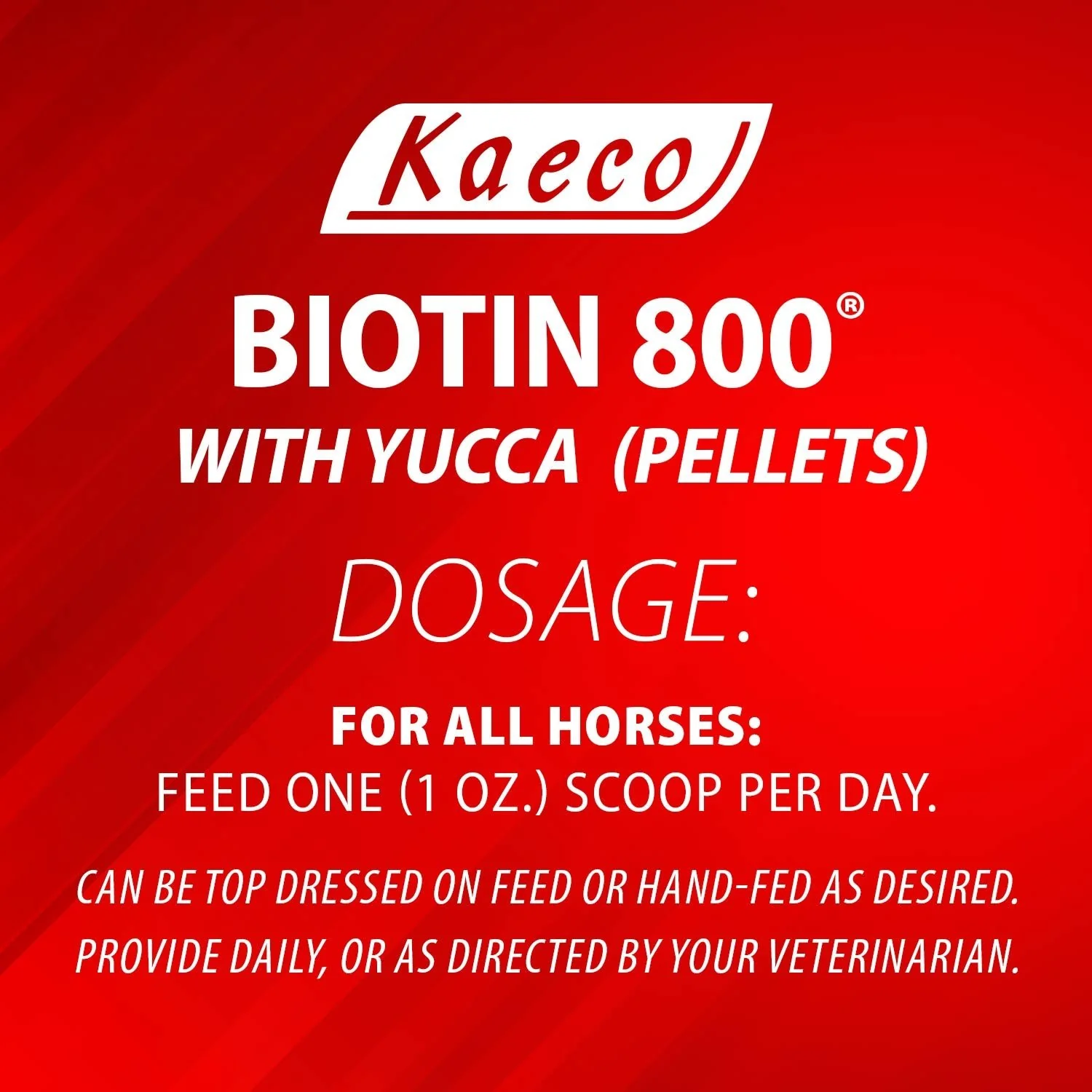 Biotin 800 Pellets Equine Supplement - Healthber