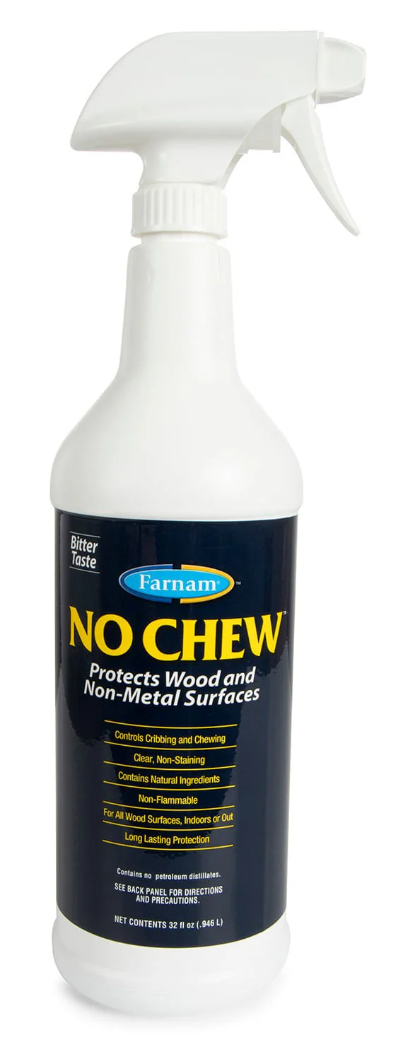 Farnam No Chew Chewing/Cribbing Deterrent, 32 oz Spray - Healthber
