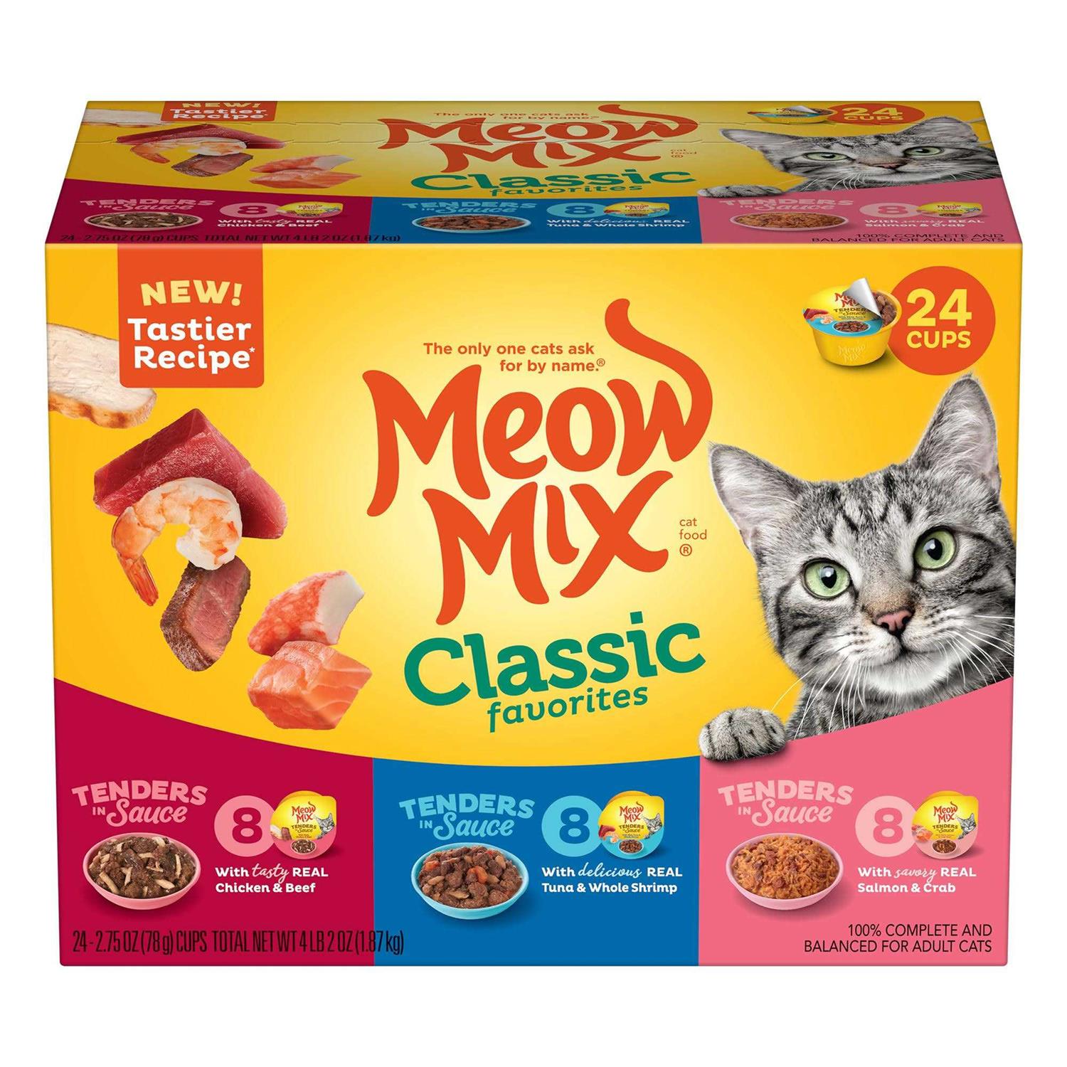 Meow Mix Tender Favorites Wet Cat Food - Healthber