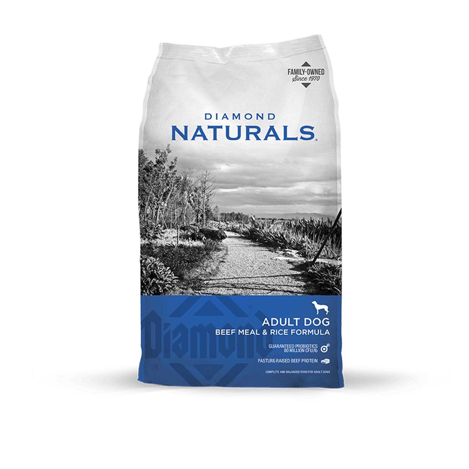 Diamond Naturals Beef Meal & Rice Adult Dry Dog Food - Healthber