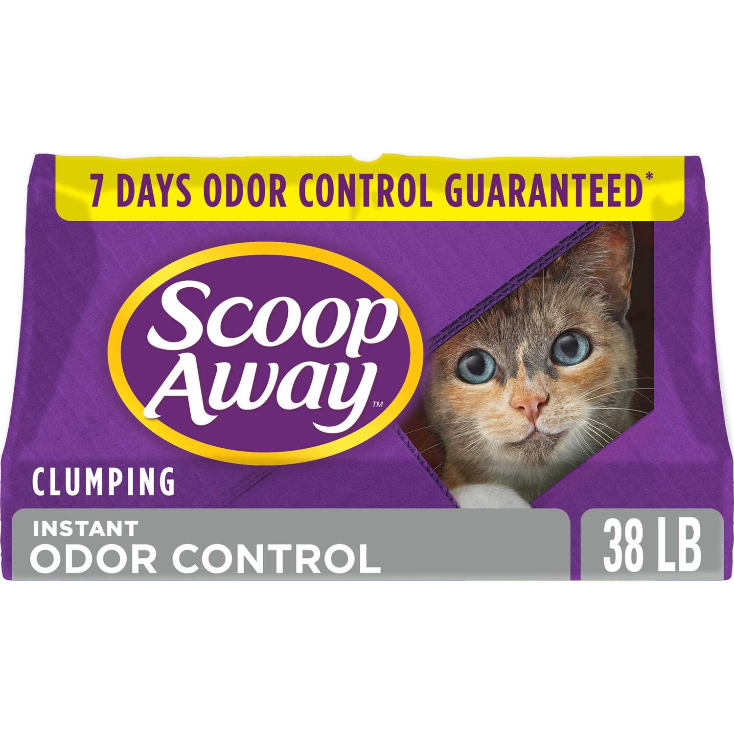 Scoop Away Instant Odor Control Clean Breeze Cat Litter - Healthber