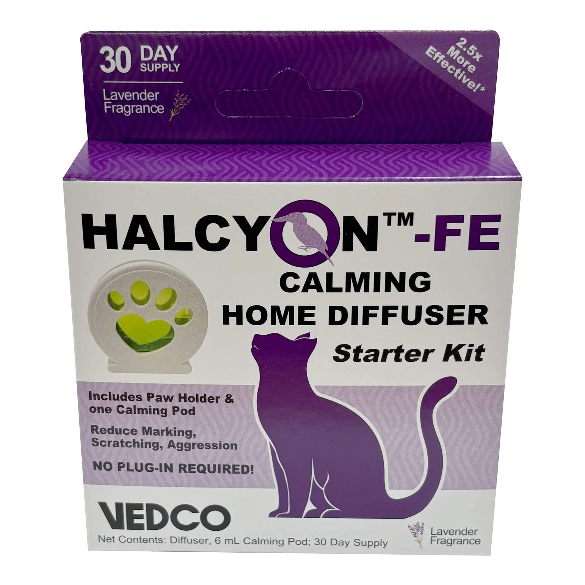 Halcyon FE Calming Home Diffuser for Cats Starter Kit - Healthber