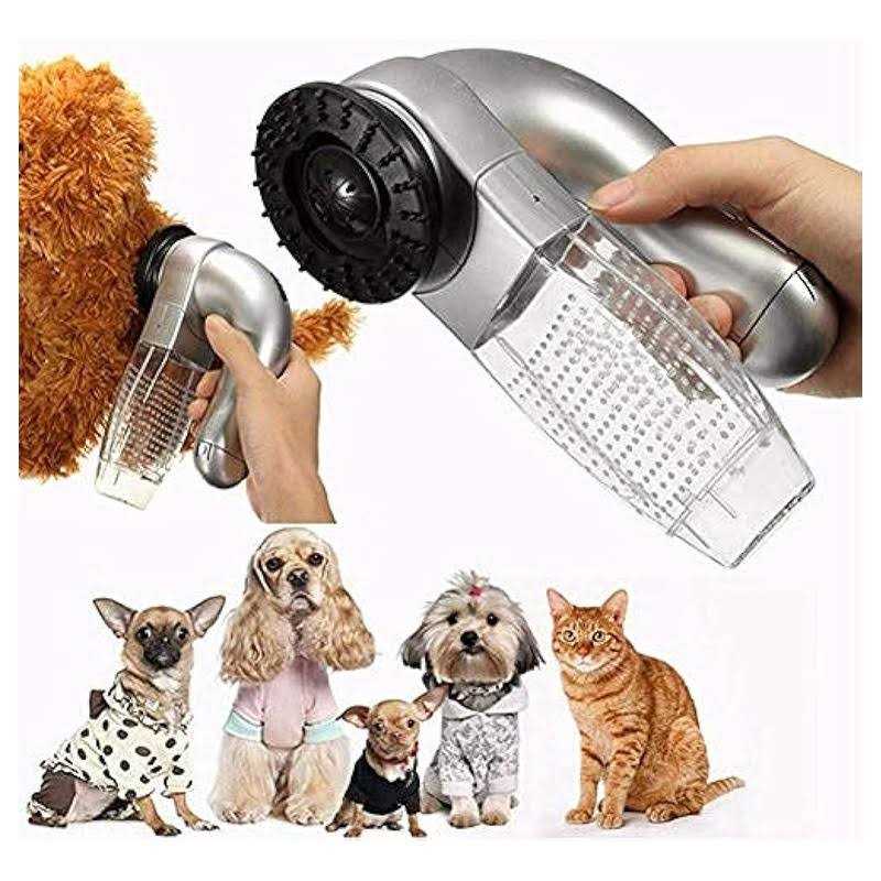 SANZH ONEAM Art Dog Cat Pet Hair Fur Remover,Puppy Electric Hair Shedding Grooming Brush Comb Remover Unload Vacuum Cleaner Trimmer Shedding Tool - Healthber