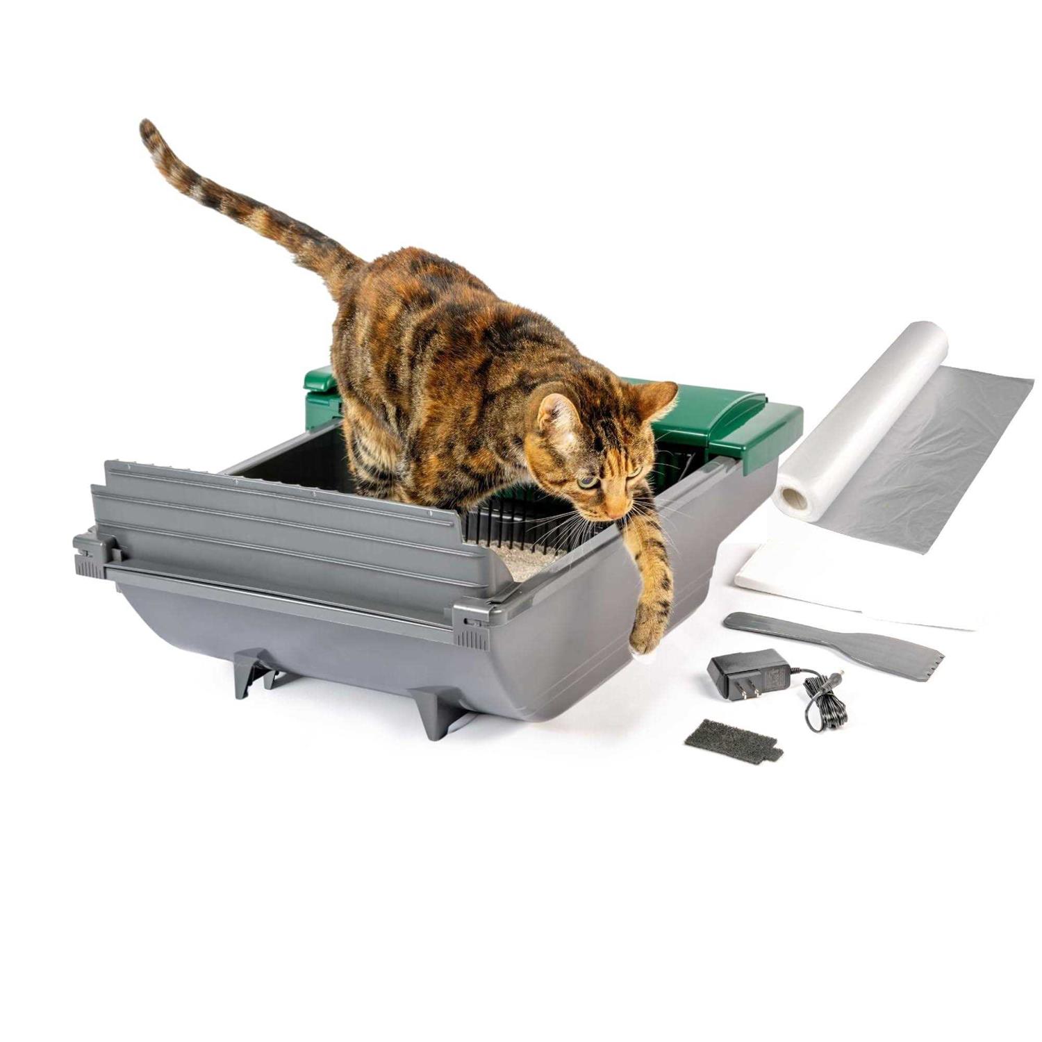 Pet Zone Smart Scoop Automatic Litter Box Value Pack - Healthber