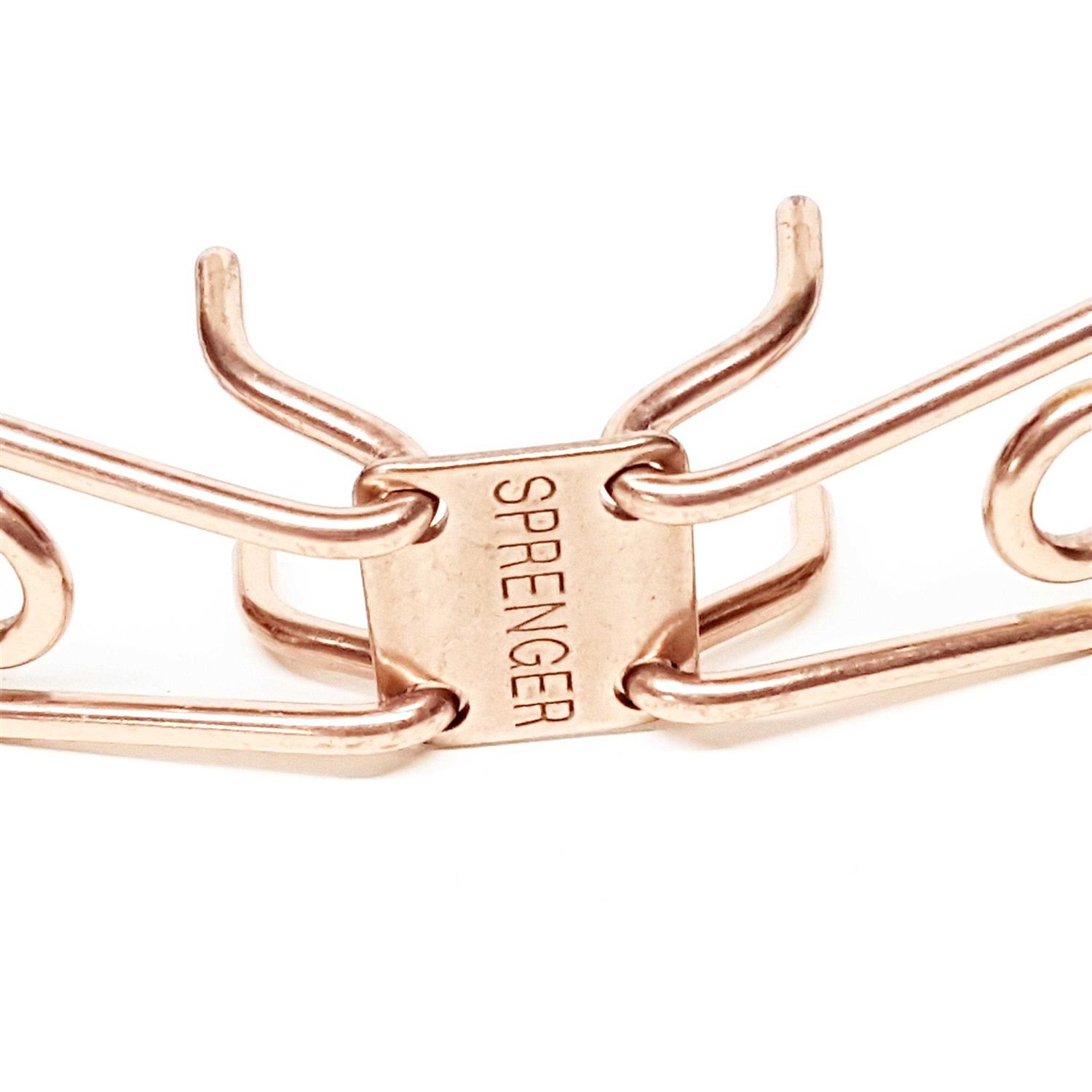 Herm Sprenger Curogan ULTRA-PLUS Training Collar with Center-Plate and Assembly Chain - Healthber