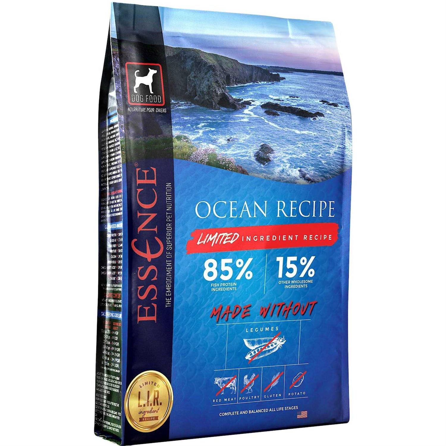 Essence Limited Ingredient Ocean Recipe Dog Dry Food - Healthber