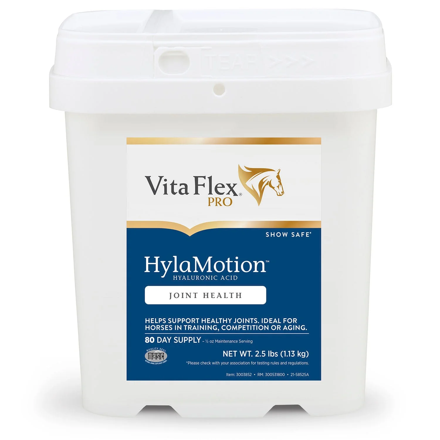 Vita Flex Hylamotion Hyaluronic Acid Joint Support Formula for Horses, 2.5 lbs - Healthber