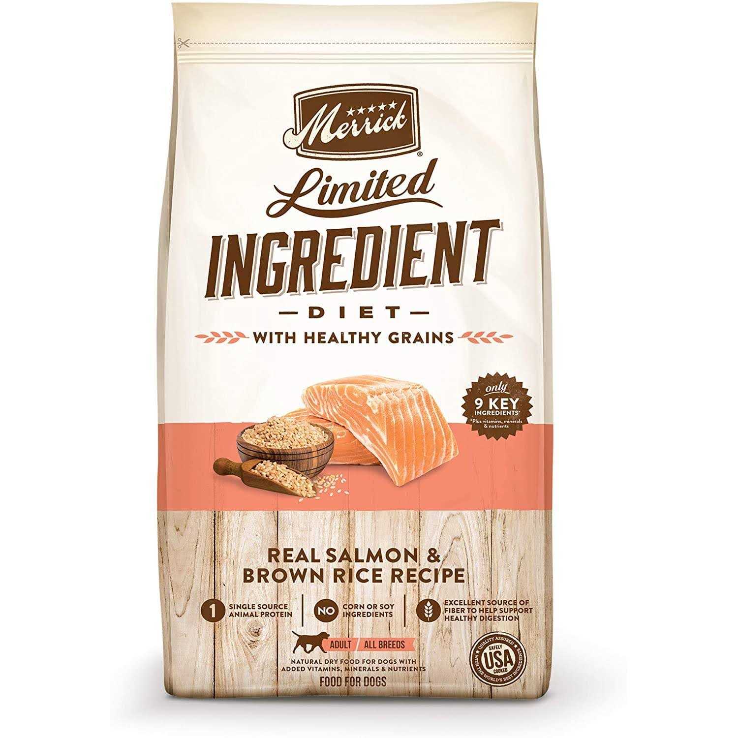 Merrick Limited Ingredient Diet Real Salmon & Brown Rice Recipe Dry Dog Food - Healthber