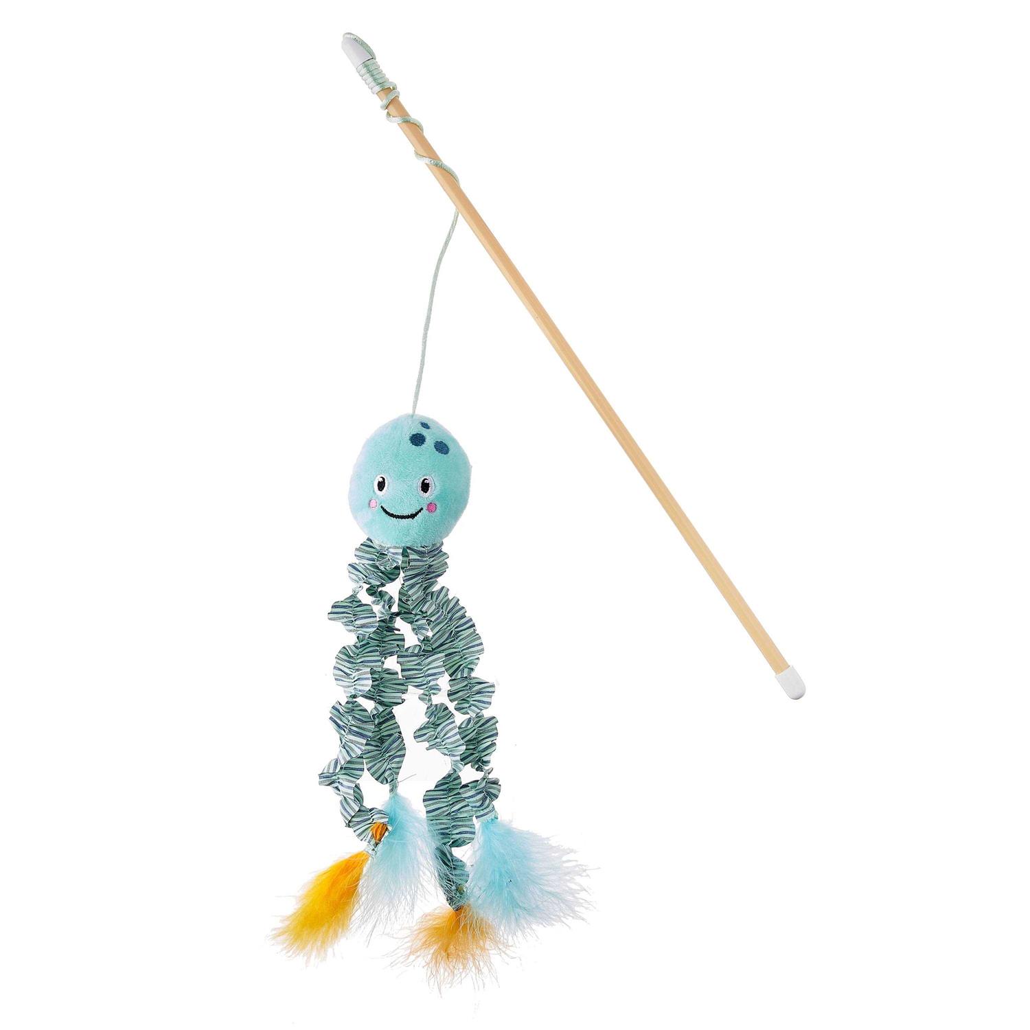 Vibrant Life Cat Toy Jellyfish Teaser with Catnip - Healthber