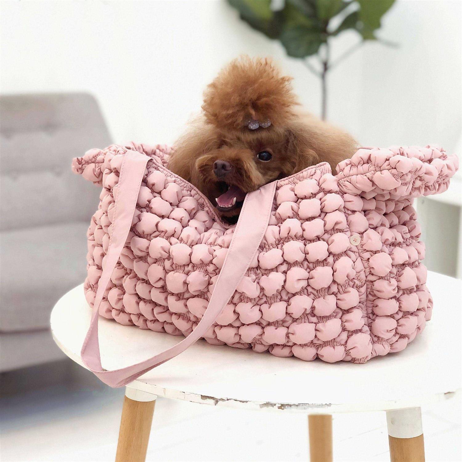 Pet Life Bubble Vogue Ultra-Plush Fashion Designer Pet Carrier - Healthber