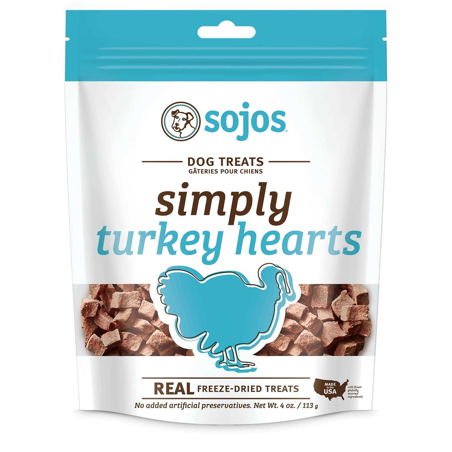 Sojos Simply Turkey Freeze Dried Dog Treats - Healthber