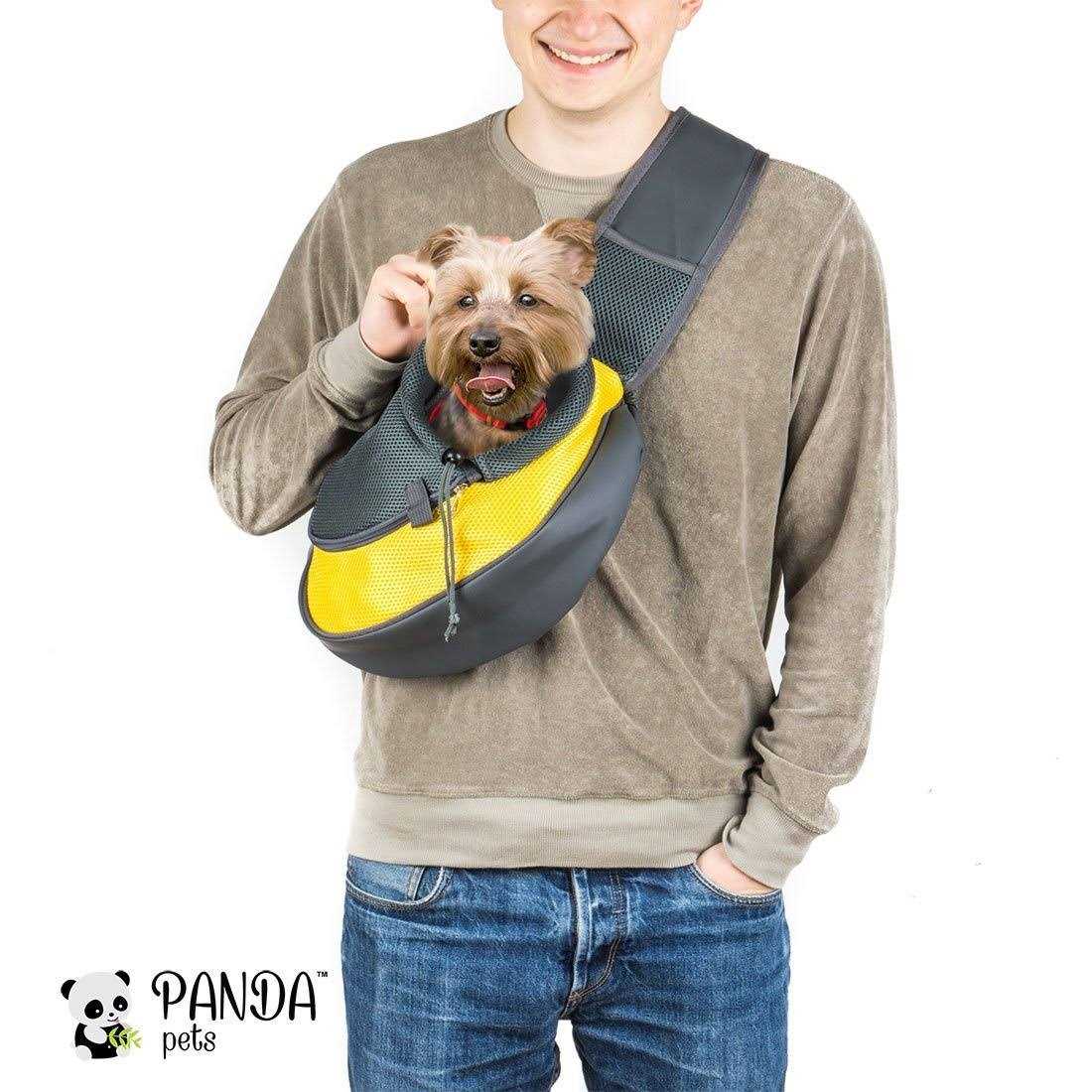 Cuddlissimo! Pet Sling Carrier Small Dog Puppy Cat Carrying Bag Purse Pouch - Healthber