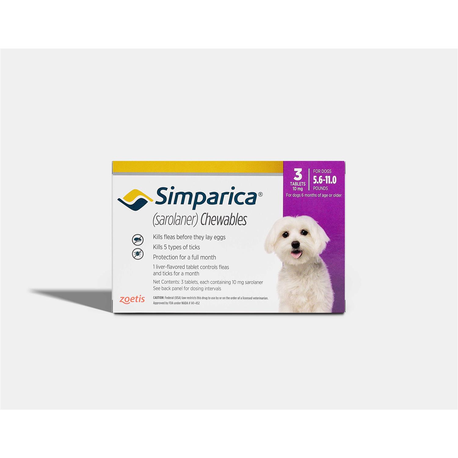 Simparica Chewable Tablets for Dogs - Healthber
