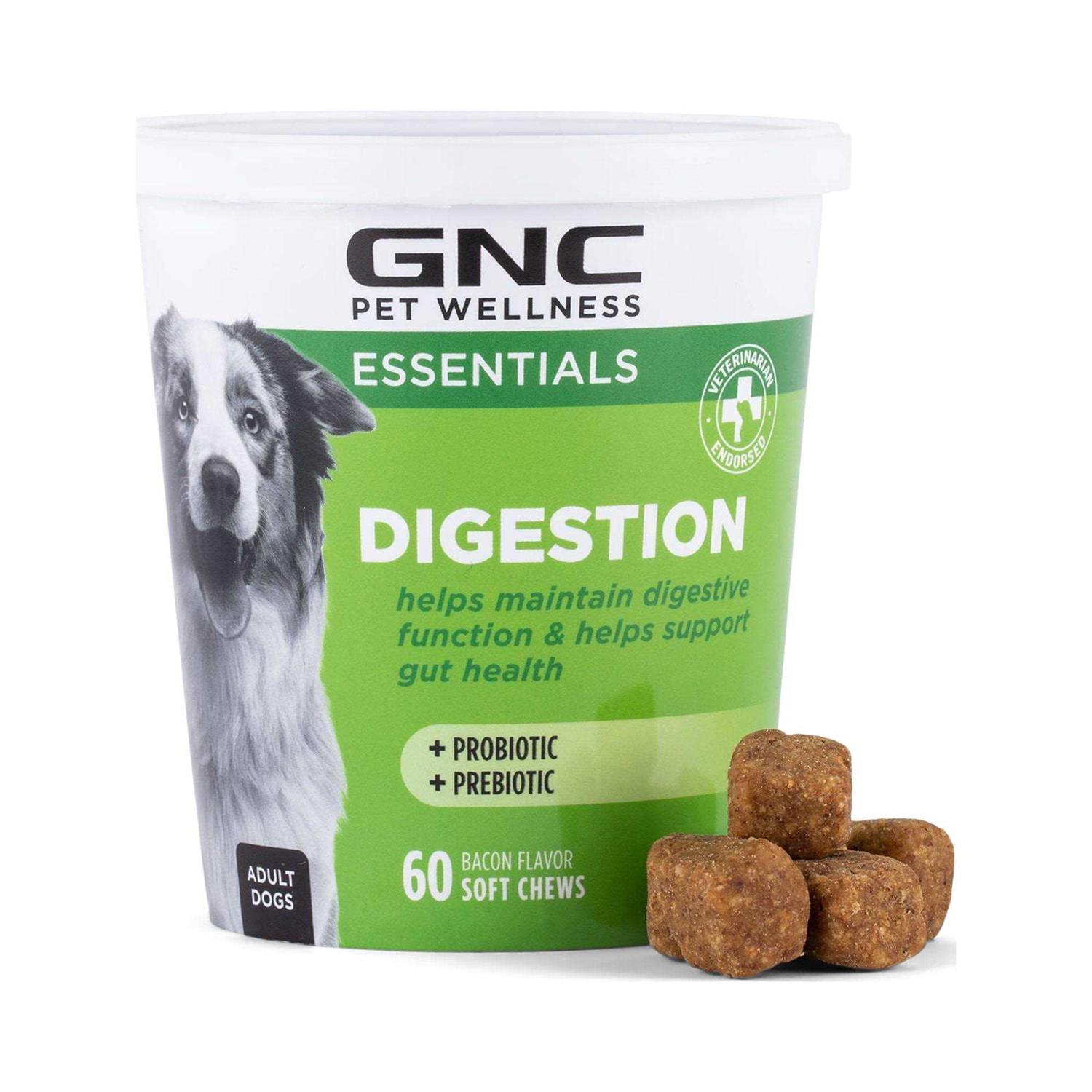GNC Pets Essentials Digestion Soft Chews - Healthber