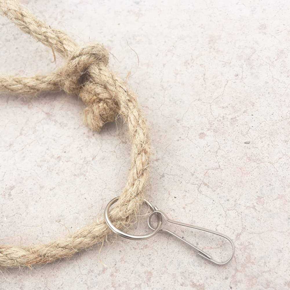 Bird Climbing Net Bird Toy Parrot Hanging Rope Swing Net Game Rope Ladder Chew Toy for Parakeet,Cockatiel,Cockatoo,Conure,Mini Macaw - Healthber