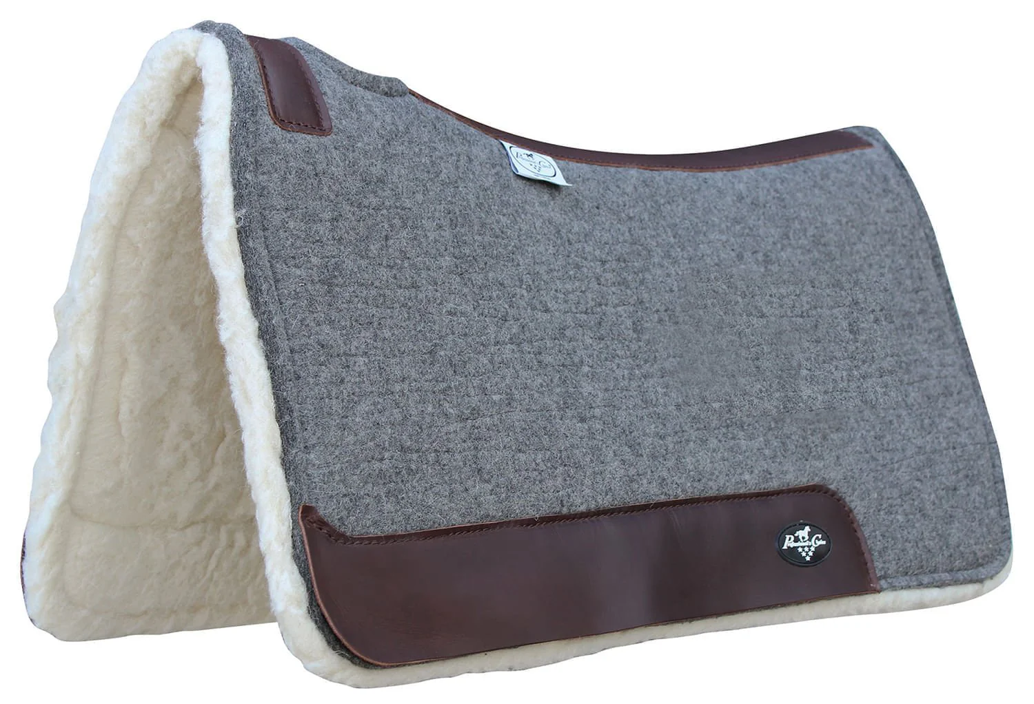 Professional's Choice Deluxe 100% Wool Saddle Pad w/ Fleece - Healthber
