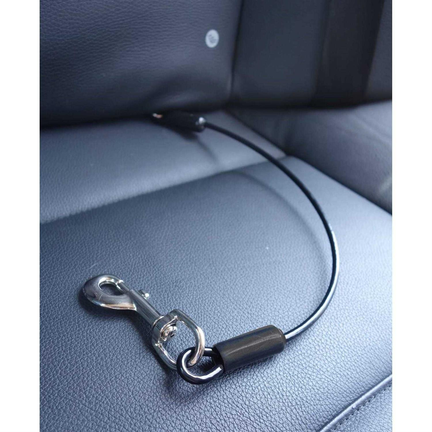 Leash Boss Dog Car Seat Belt Restraint No-Chew Heavy Duty Car Seatbelt for Pets - Healthber