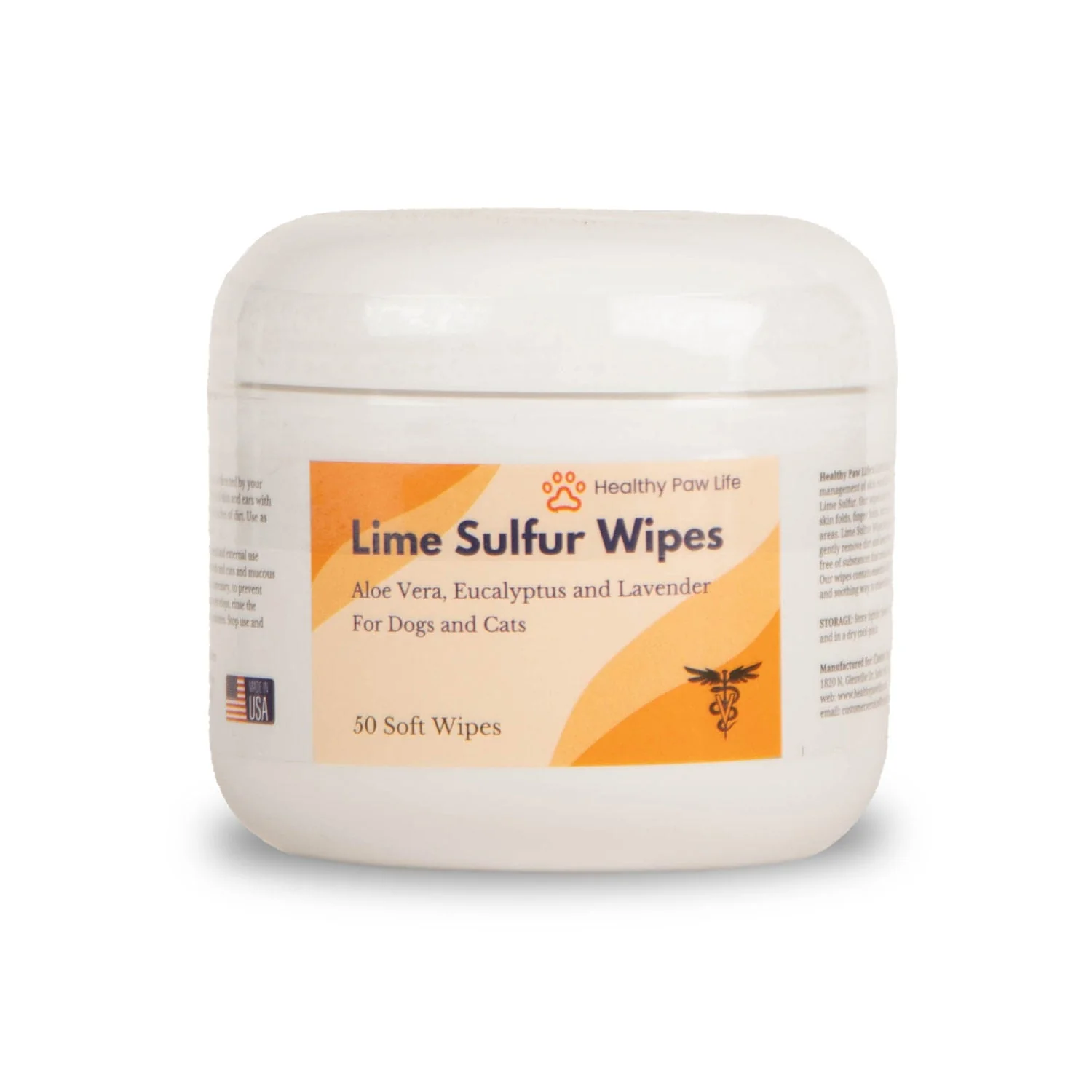 Healthy Paw Life��s Lime Sulfur Wipes (50 ct, 2