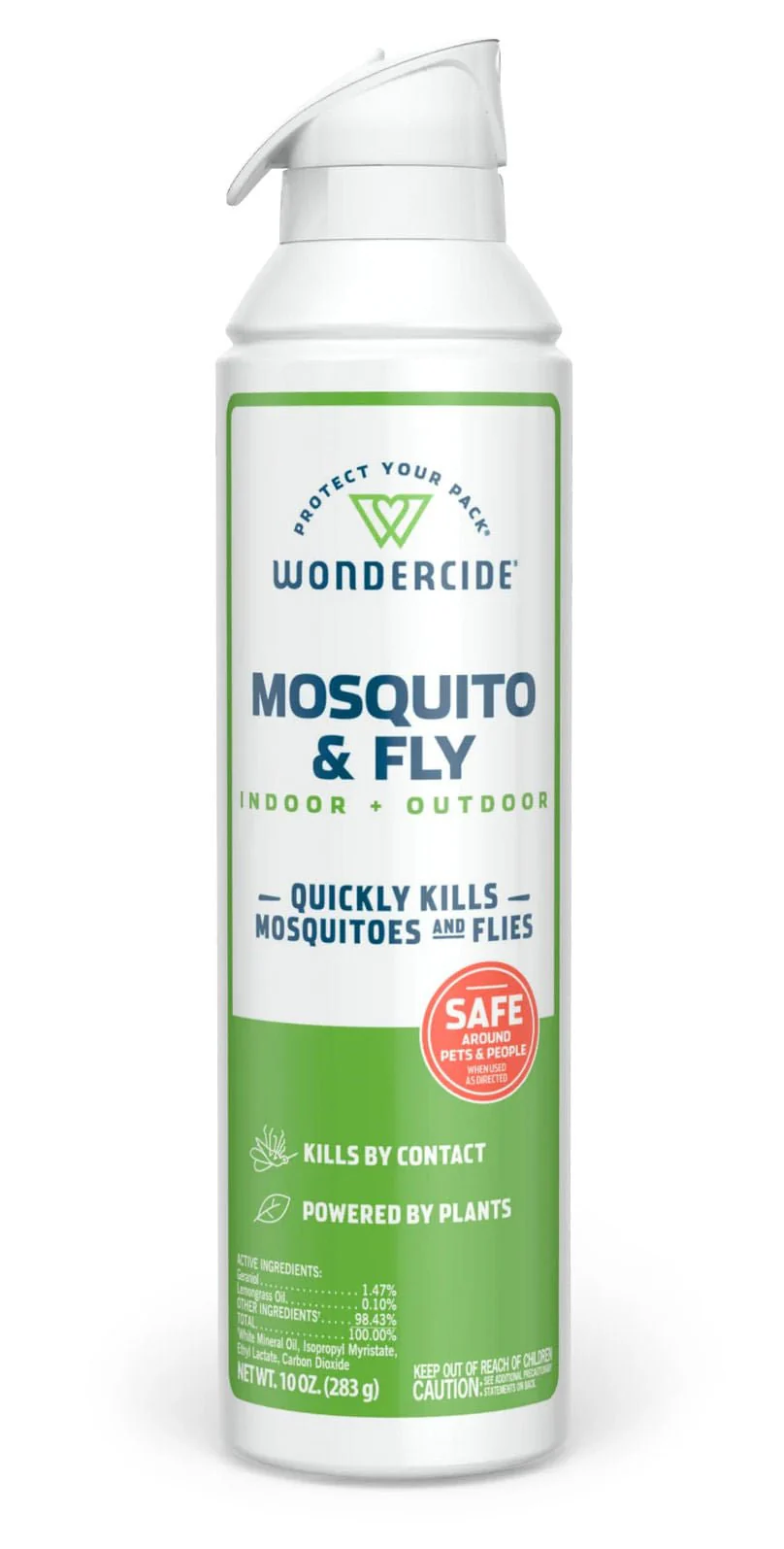 Wondercide Pet-Safe Mosquito & Fly Spray, 10 oz - Healthber