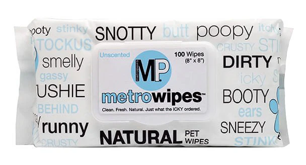 Metro Wipes Natural Unscented Pet Wipes - Healthber