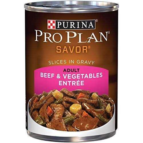 Purina Pro Plan SAVOR Beef & Vegetables Entree Adult Wet Dog Food - Healthber