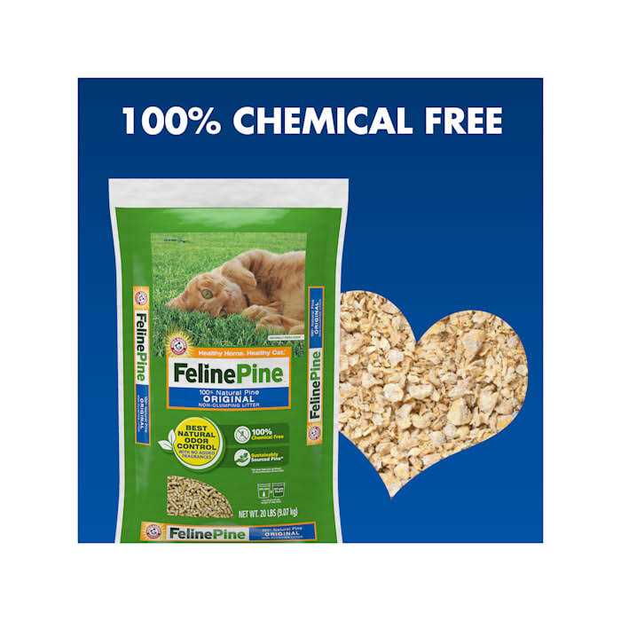 Feline Pine Cat Litter Original - Healthber