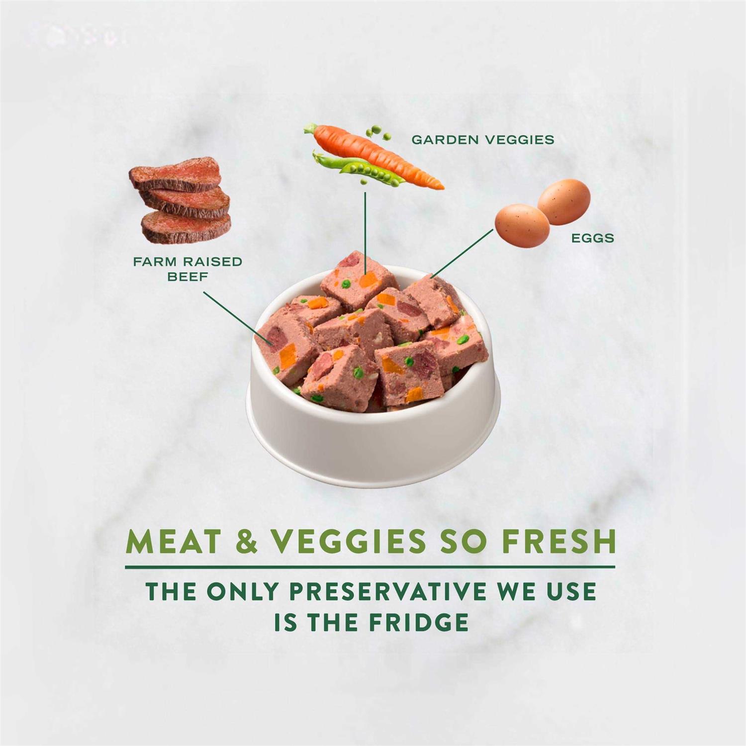 Freshpet Dog Food Chunky Beef Recipe - Healthber