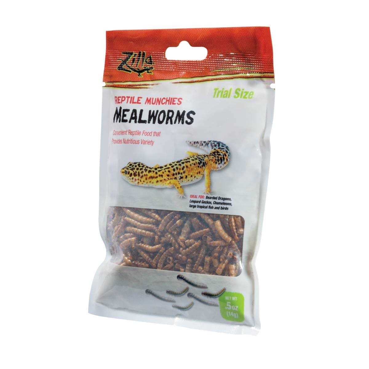 Zilla Munchies Mealworms Reptile - Healthber
