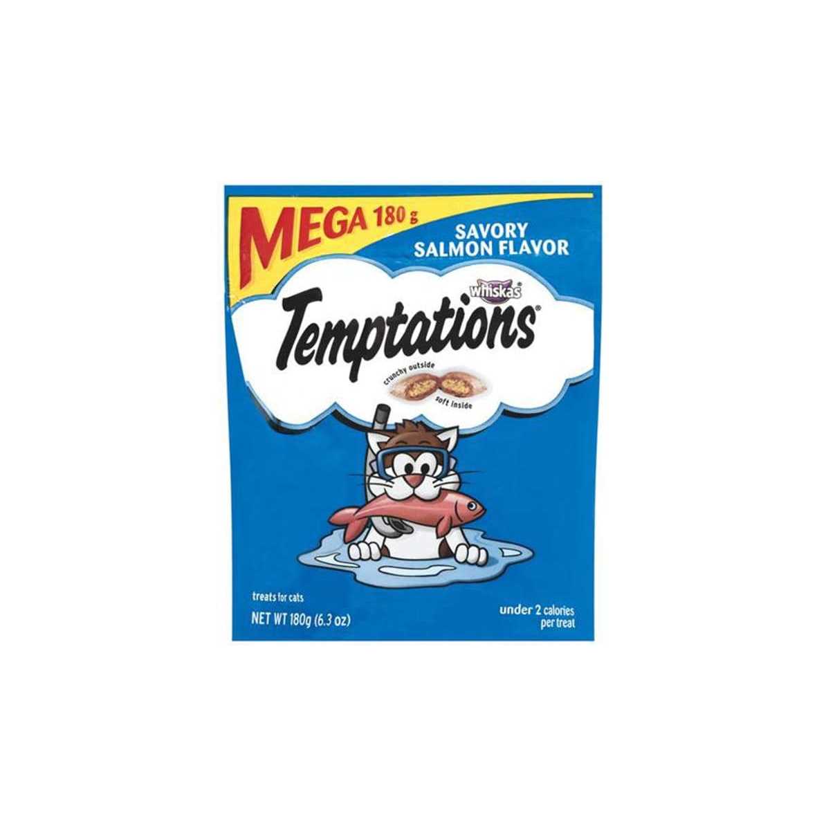 Temptations Savory Salmon Flavor Cat Treats - Healthber