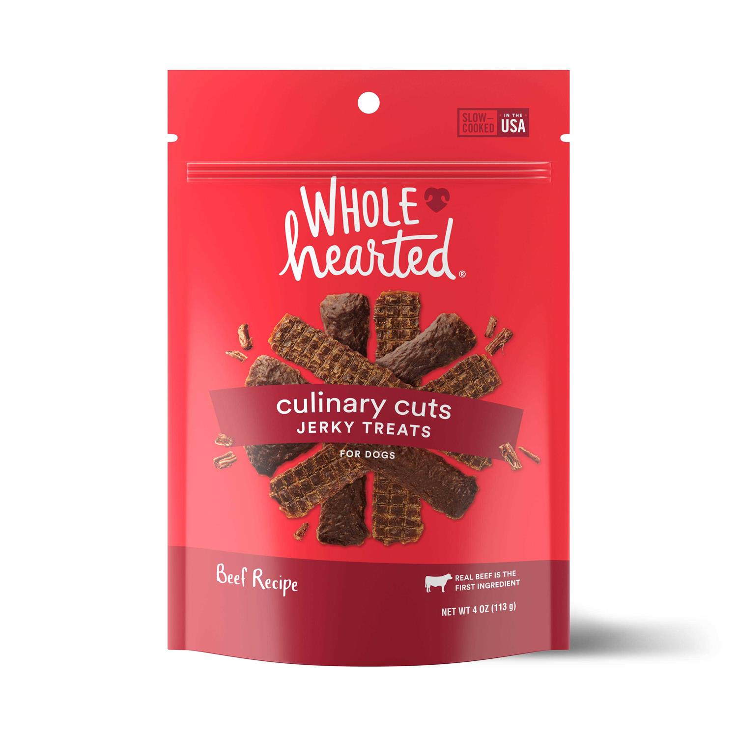 WholeHearted Culinary Cuts Recipe Jerky Dog Treats - Healthber