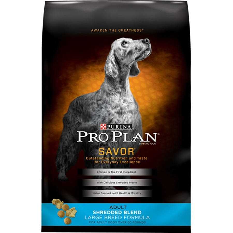 Purina Pro Plan Adult Shredded Blend Large Breed Formula Dry Dog Food - Healthber