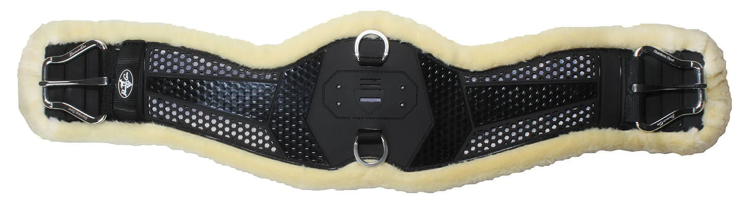 Professional's Choice Contoured VenTECH Cinch with Faux Shearling Liner, Black - Healthber