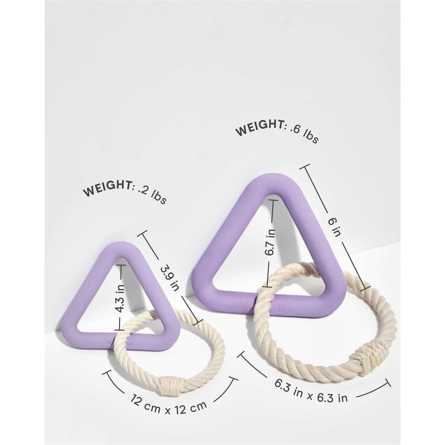 Wild One Triangle Tug Dog Toy - Healthber