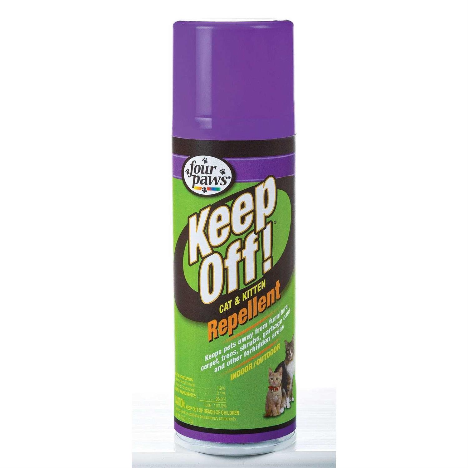 Four Paws Keep Indoor & Outdoor Cat Repellent - Healthber