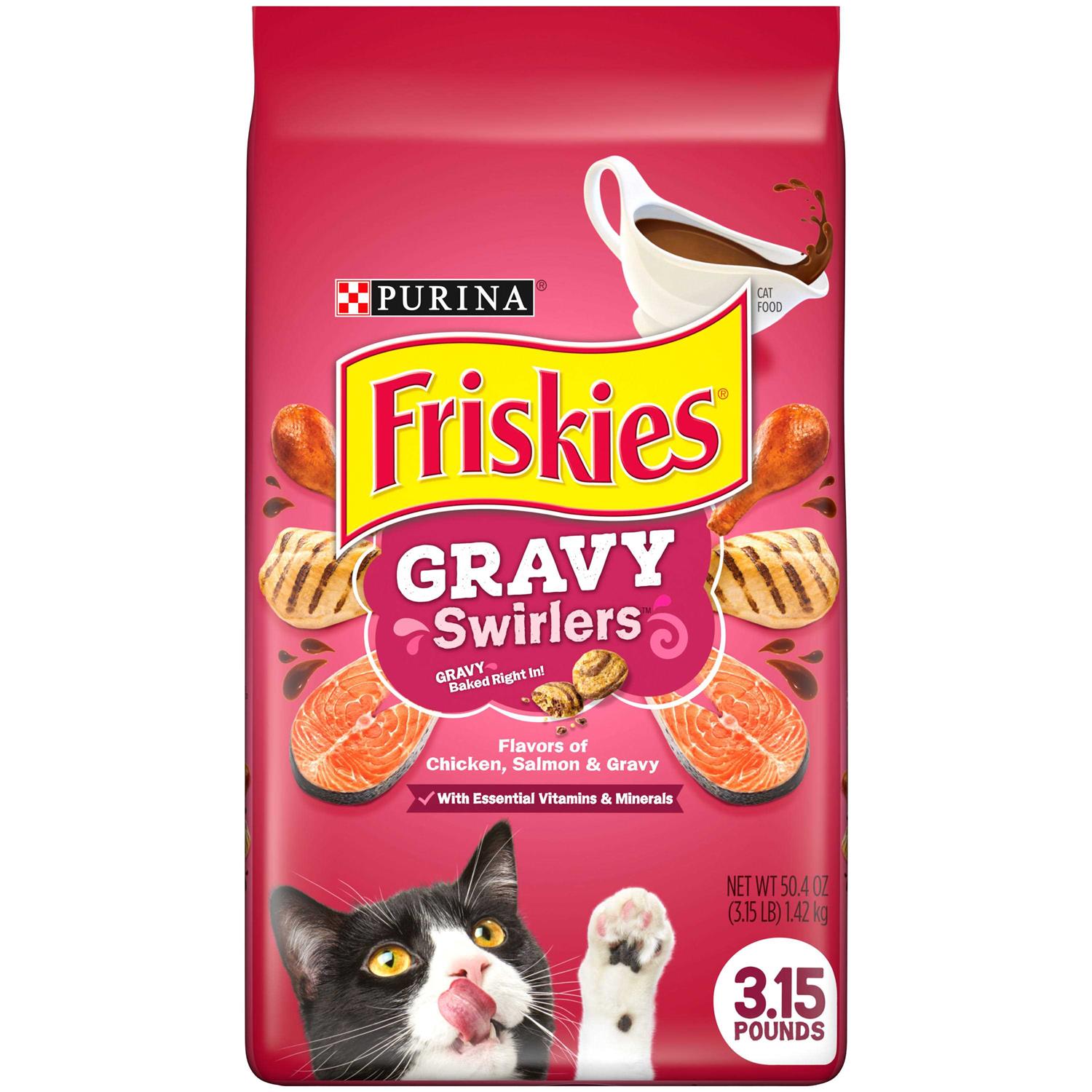 Friskies Dry Cat Food Gravy Swirlers - Healthber