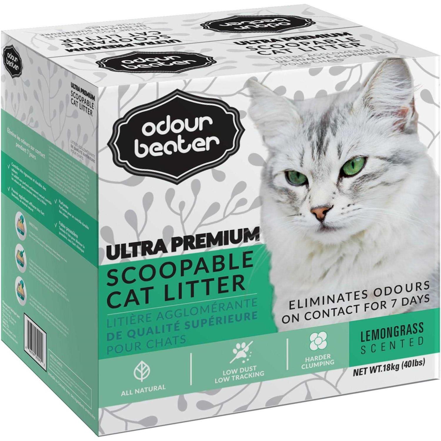 Odour Beater Lemongrass Cat Litter - Healthber