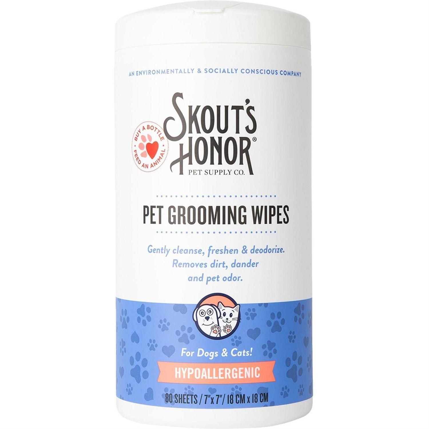 Skout’s Honor Pet Grooming Wipes - Healthber