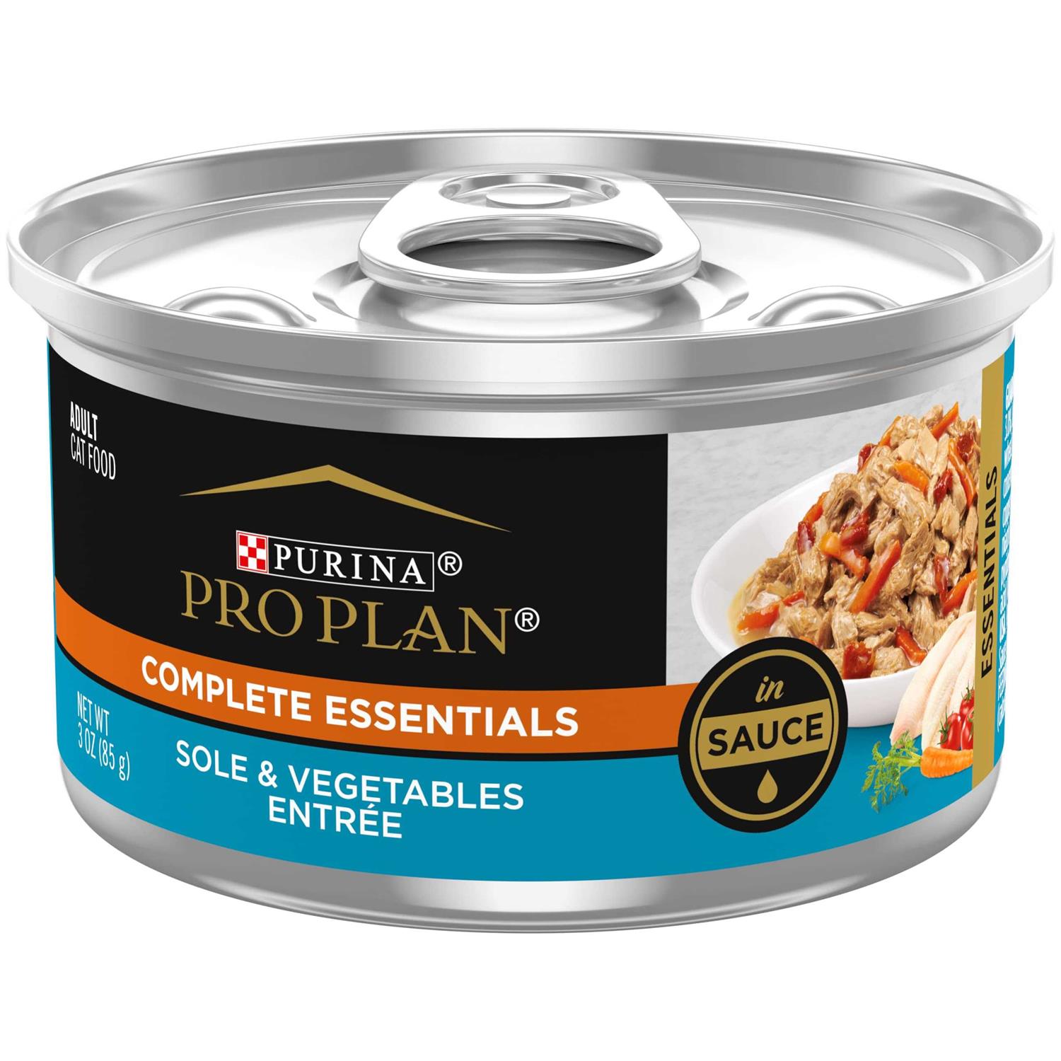 Purina Pro Plan Wet Sole & Vegetable Entree in Sauce Cat Food - Healthber
