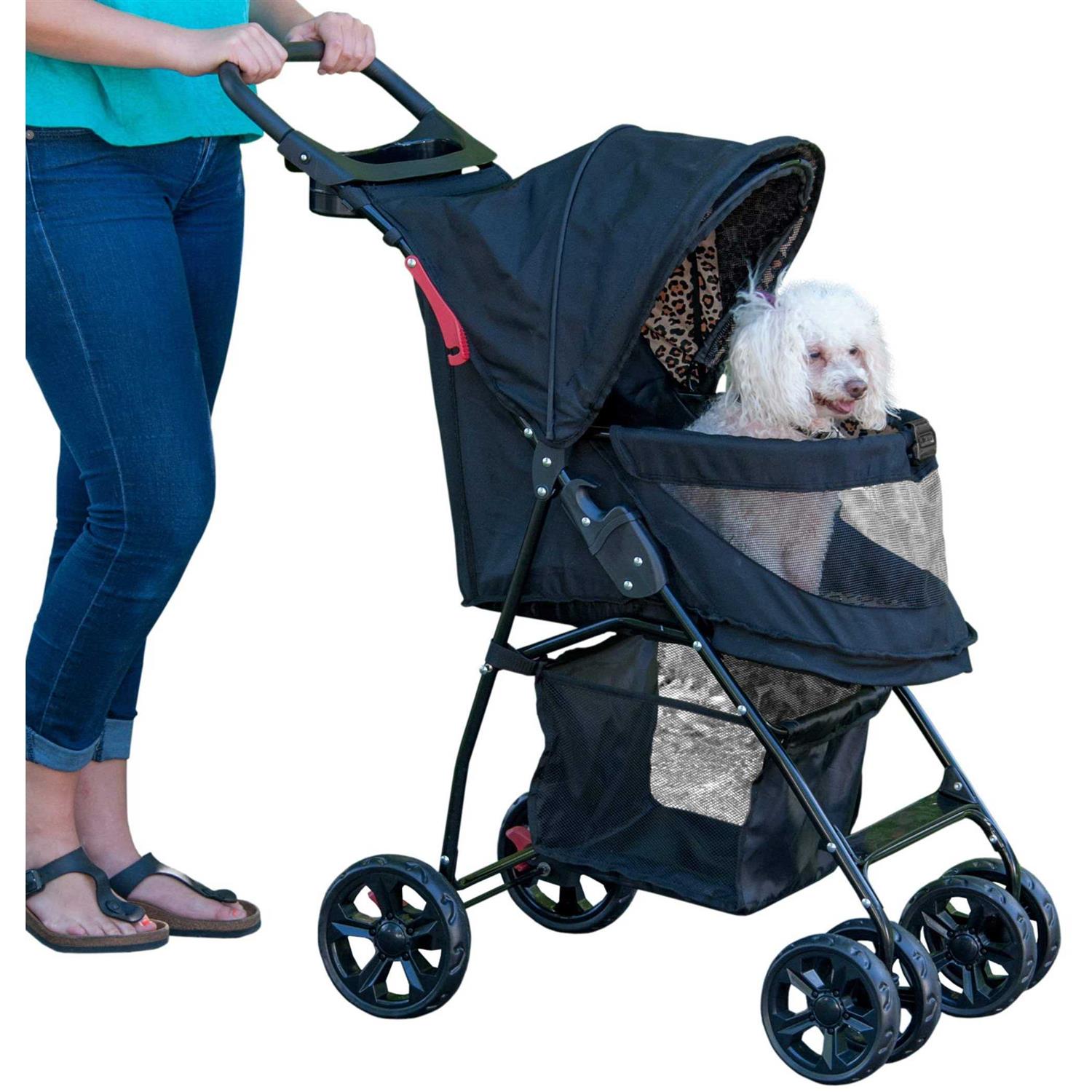 Pet Gear Happy Trails Lite No-Zip Pet Stroller - Healthber