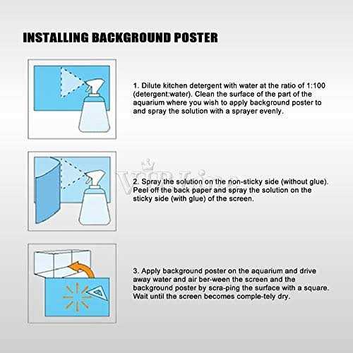 VIP.LINE Rock Wall Aquarium Background Poster PVc Fish Tank Decor Landscape 24 36 48 72 - Healthber