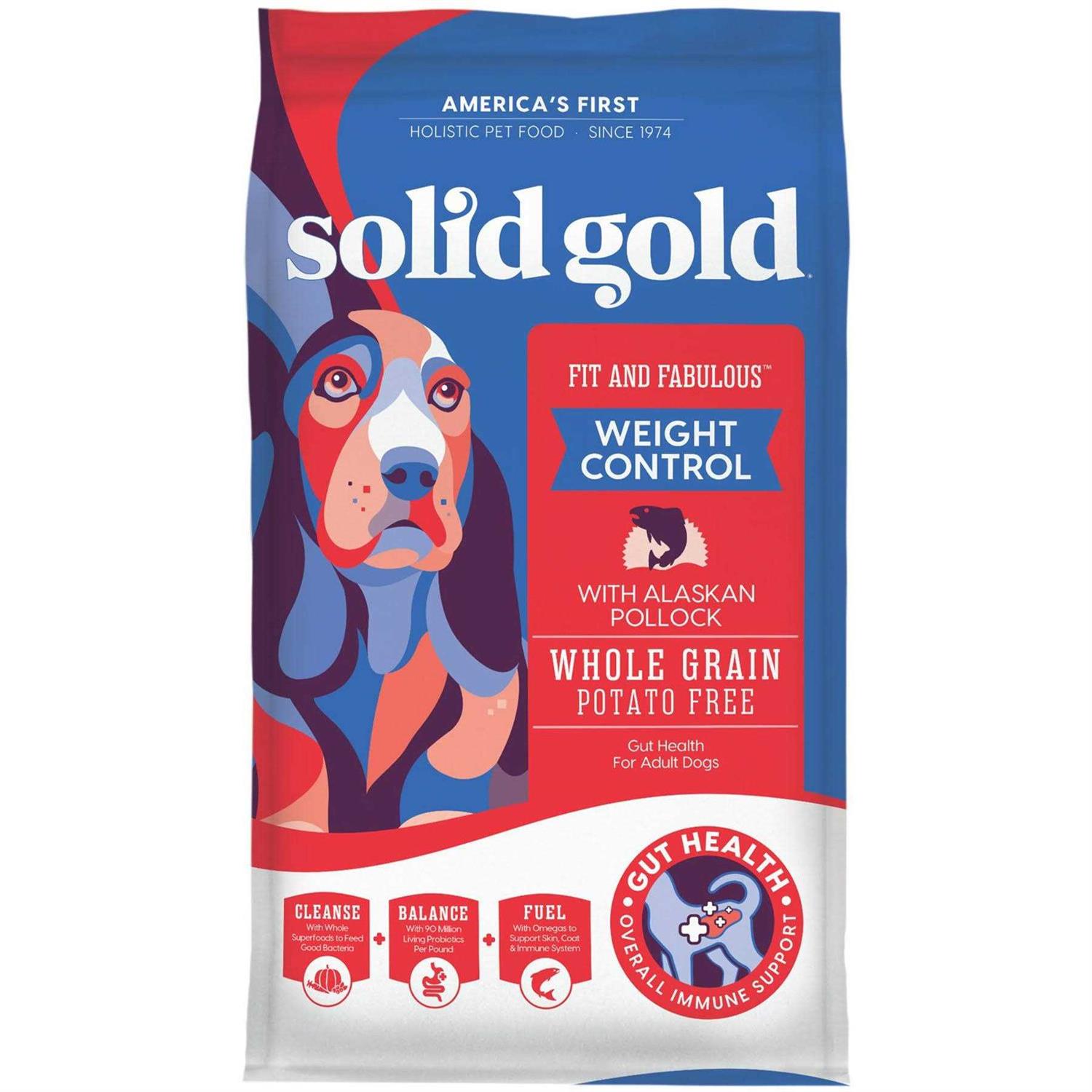 Solid Gold Fit Fabulous Alaskan Pollock Dry Dog Food - Healthber