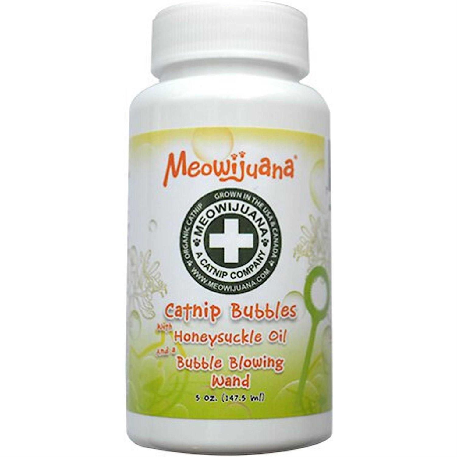 Meowijuana Catnip Honeysuckle Bubbles - Healthber