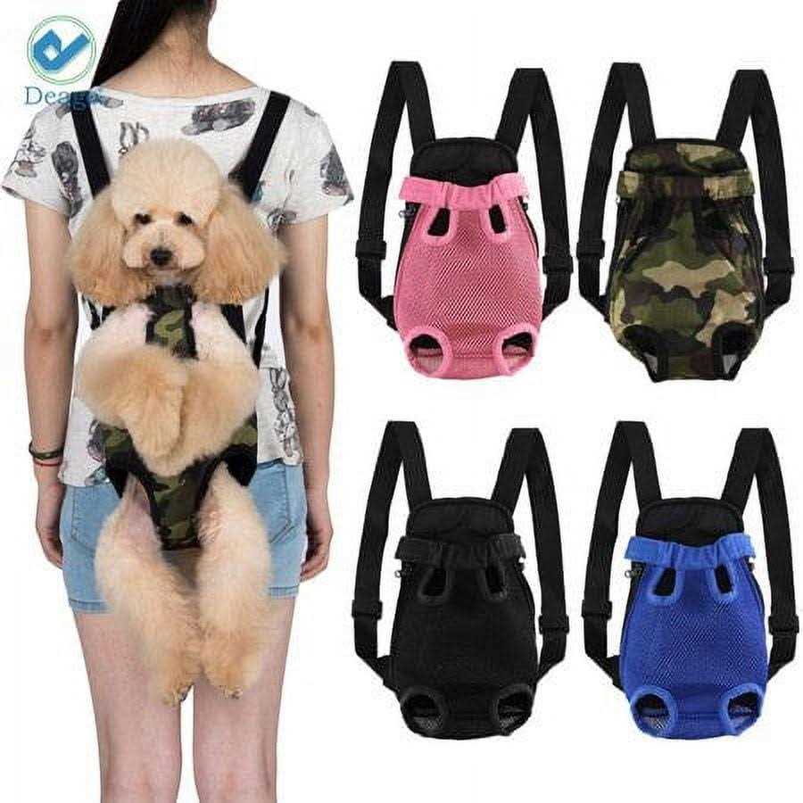 Deago Outdoor Legs Out Front Pet Dog Puppy Cat Carrier Backpack Tote Holder Bag Sling - Healthber