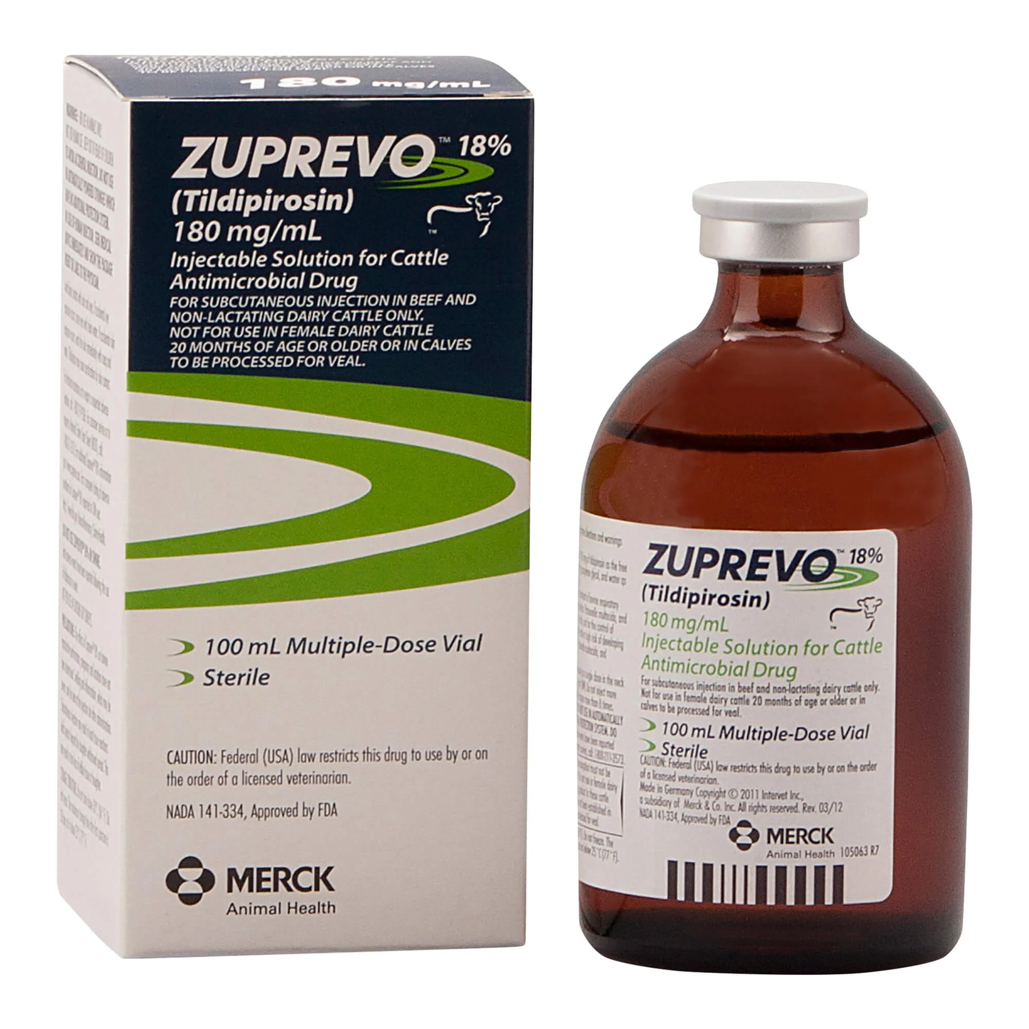 Rx Zuprevo 18% (tildipirosin) Injectable Solution for Cattle - Healthber