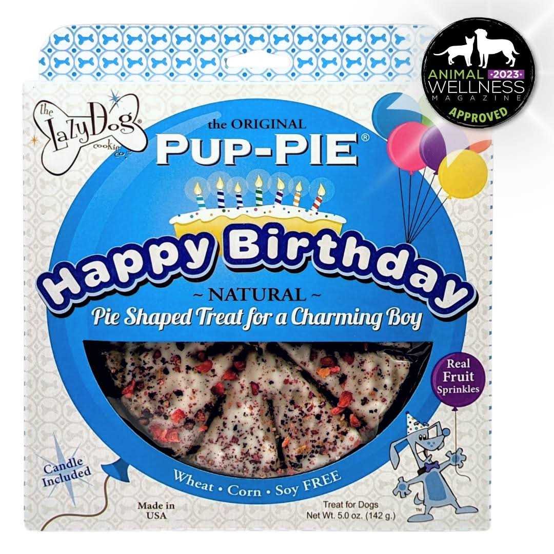 The Lazy Dog Cookie The Original Pup-Pie Happy Birthday for a Charming Boy - Healthber