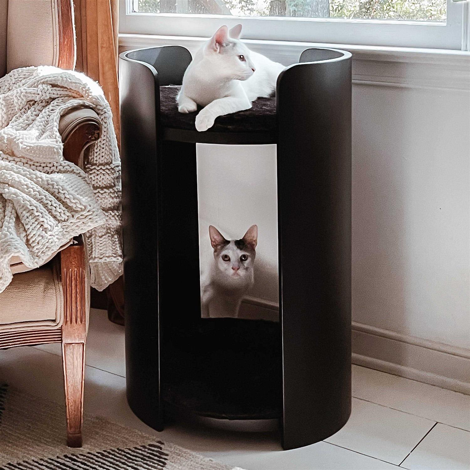 Mau Pets Castillo Modern Cat Tower - Healthber