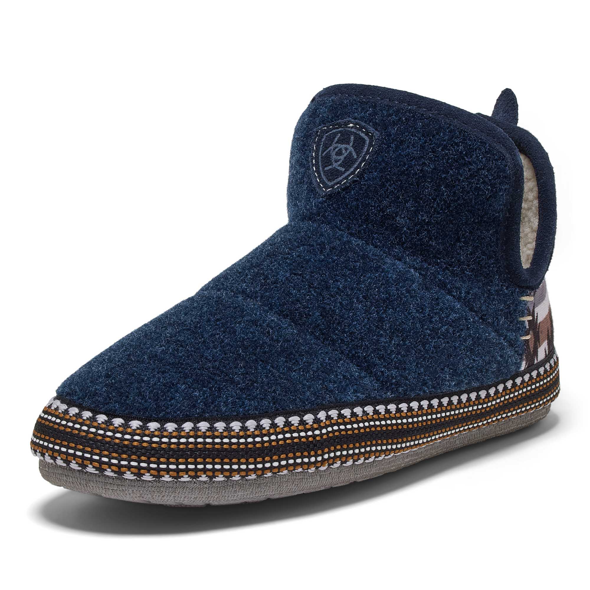 Ariat Women's Bootie Slipper, Denim Southwest - Healthber