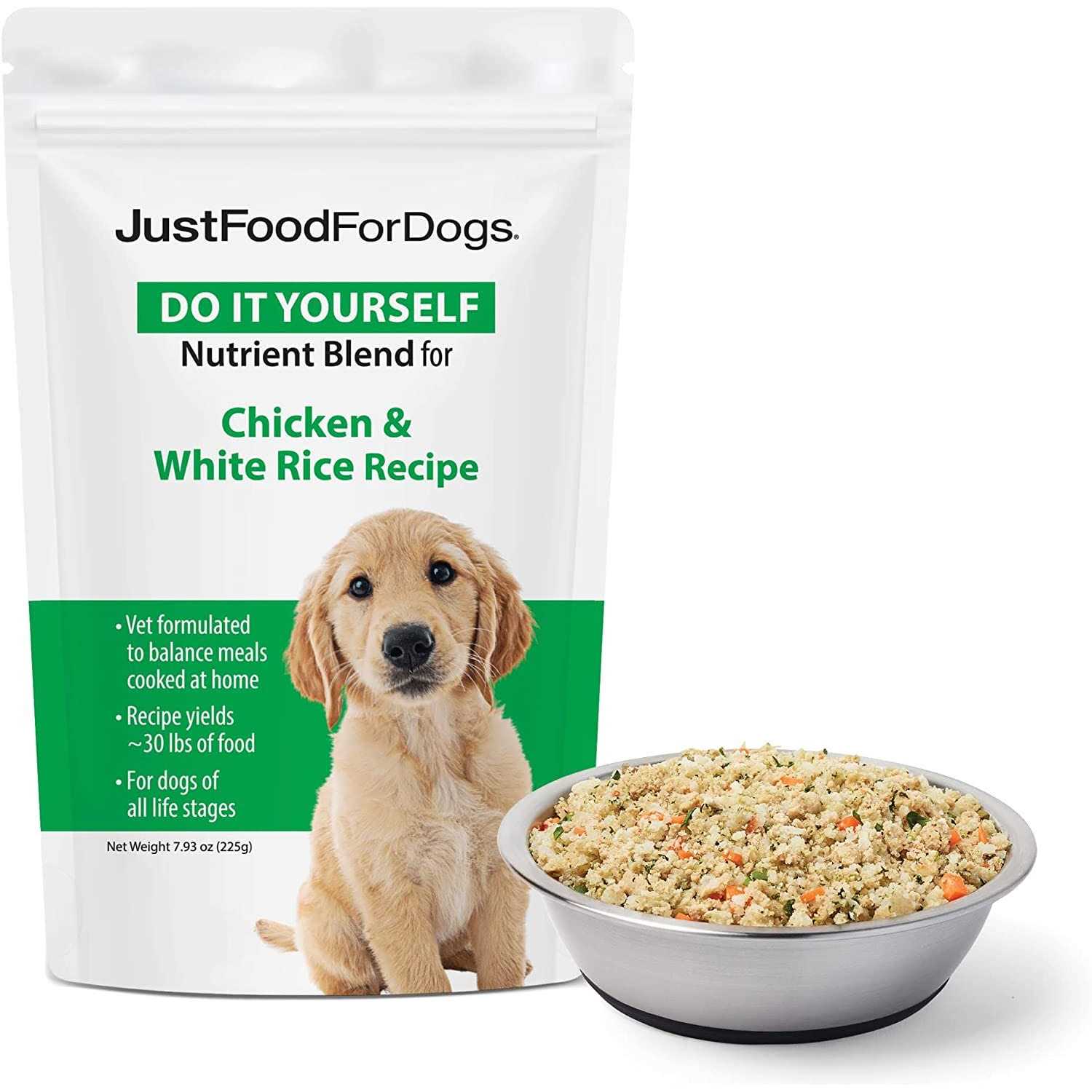 JustFoodForDogs DIY Nutrient Blend For Homemade Dog Food - Healthber