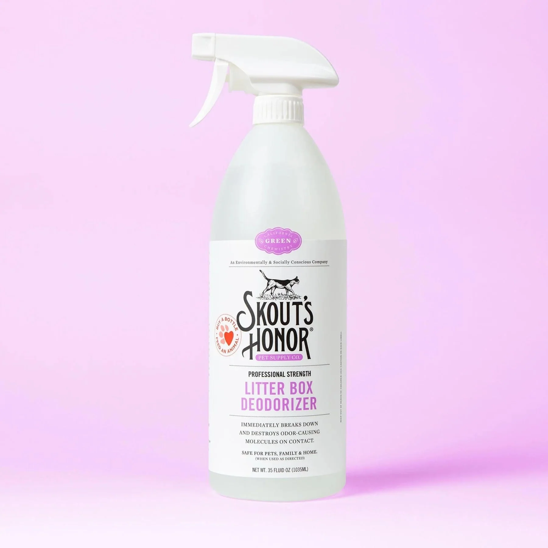 Skout's Honor Litter Box Deodorizer, 35 oz - Healthber